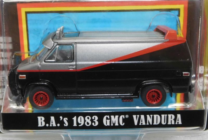 画像: 2018 GREENLIGHT HOLLYWOOD SERIES 19 【B.A.'S 1983 GMC VANDURA】 BLACK-GRAY/RR (THE A-TEAM) 