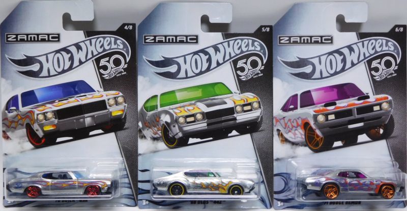 画像: 2018 WALMART EXCLUSIVE HW 50th ZAMAC FLAMES 【8種セット】