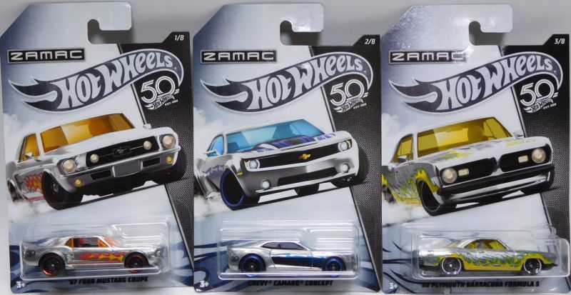 画像: 2018 WALMART EXCLUSIVE HW 50th ZAMAC FLAMES 【8種セット】