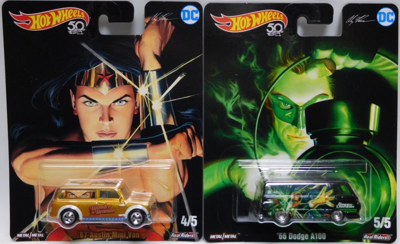 画像: 2018 POP CULTURE - DC COMICS "ALEX ROSS" 【5種セット】 VW T1 PANEL/'66 DODGE A100/CUSTOM '77 DODGE VAN/'67 AUSTIN MINI VAN/HAULIN GAS