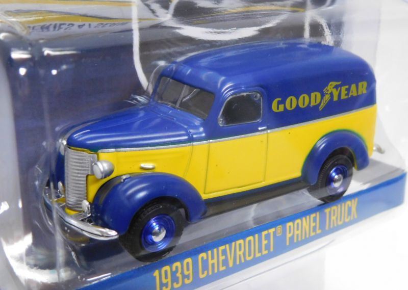 画像: 2018 GREENLIGHT RUNNING ON EMPTY S4 【1939 CHEVROLET PANEL TRUCK】 DK.BLUE-YELLOW/RR (GOOD YEAR)