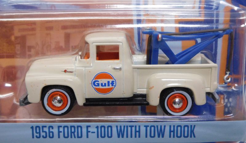 画像: 2018 GREENLIGHT RUNNING ON EMPTY S4 【1956 FORD F-100 WITH TOW HOOK】 CREAM/RR (GULF)