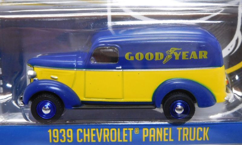 画像: 2018 GREENLIGHT RUNNING ON EMPTY S4 【1939 CHEVROLET PANEL TRUCK】 DK.BLUE-YELLOW/RR (GOOD YEAR)