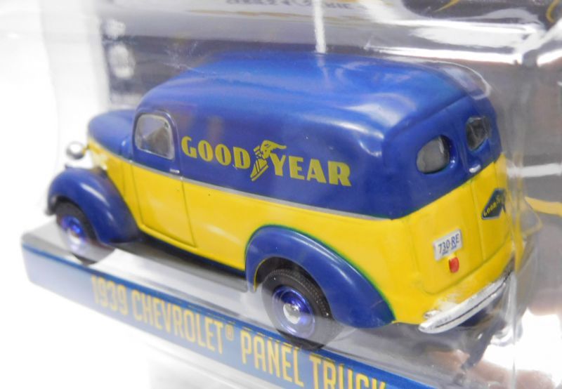 画像: 2018 GREENLIGHT RUNNING ON EMPTY S4 【1939 CHEVROLET PANEL TRUCK】 DK.BLUE-YELLOW/RR (GOOD YEAR)