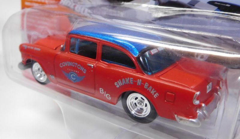 画像: 2017 JOHNNY LIGHTNING - MUSCLE CARS USA R4B 【1955 CHEVY TWO-DOOR SEDAN】 RED-BLUE