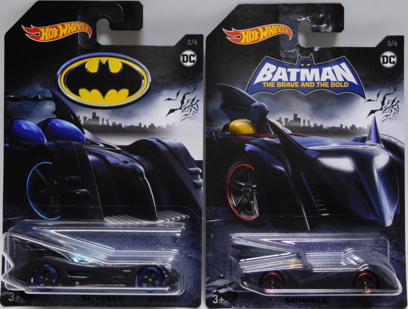 画像: 2018 HW BATMAN 【5種セット】(6種の内のLAMBORGHINIを除くBATMOBILE 5種セット）