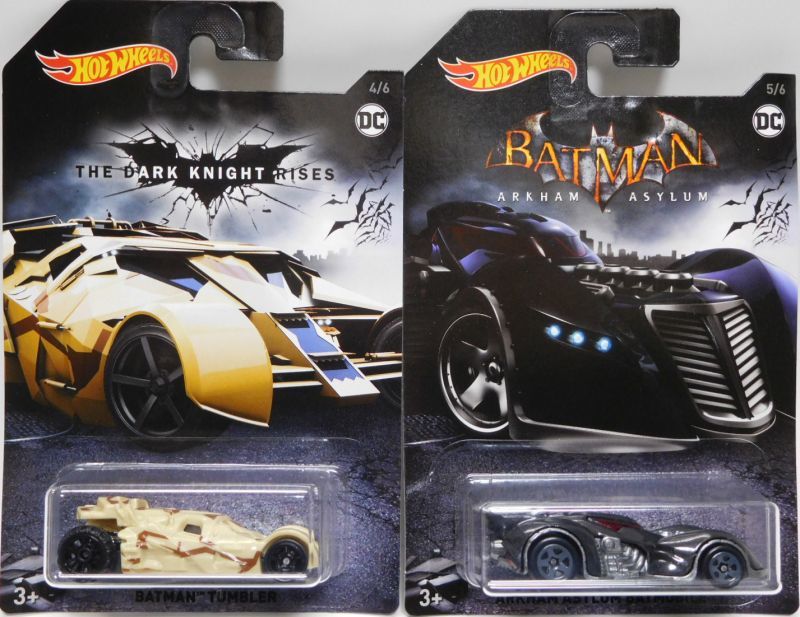 画像: 2018 HW BATMAN 【5種セット】(6種の内のLAMBORGHINIを除くBATMOBILE 5種セット）