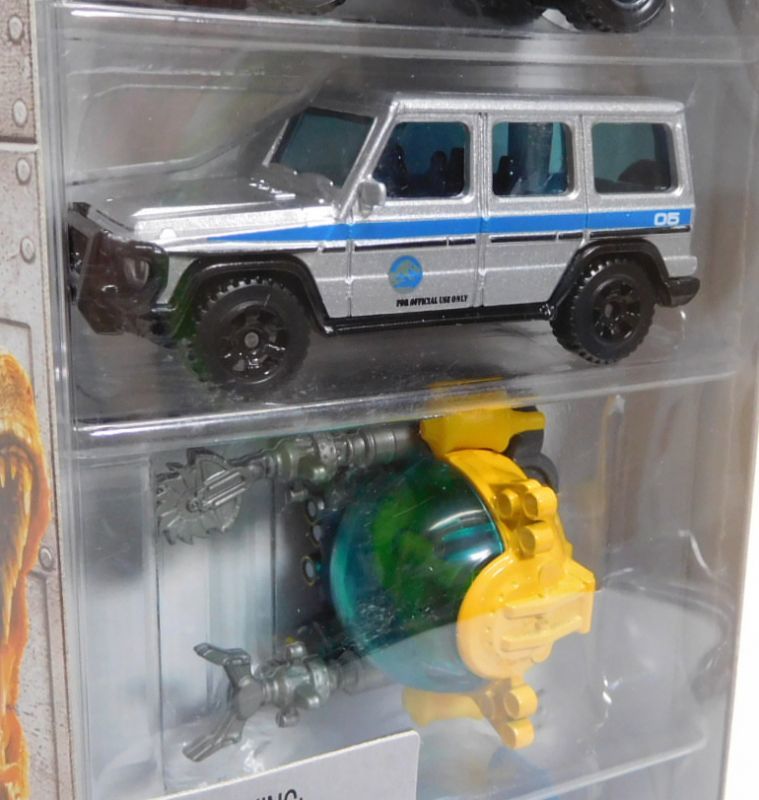 画像: 2018 MATCHBOX 5PACK 【"JURASSIC WORLD" 5PACK】GYROSPERE/'14 MERCEDES-BENZ G 550/'10 TEXTRON TIGER/ARMORED ACTION TRUCK/DEEP-DIVE SUBMARINE