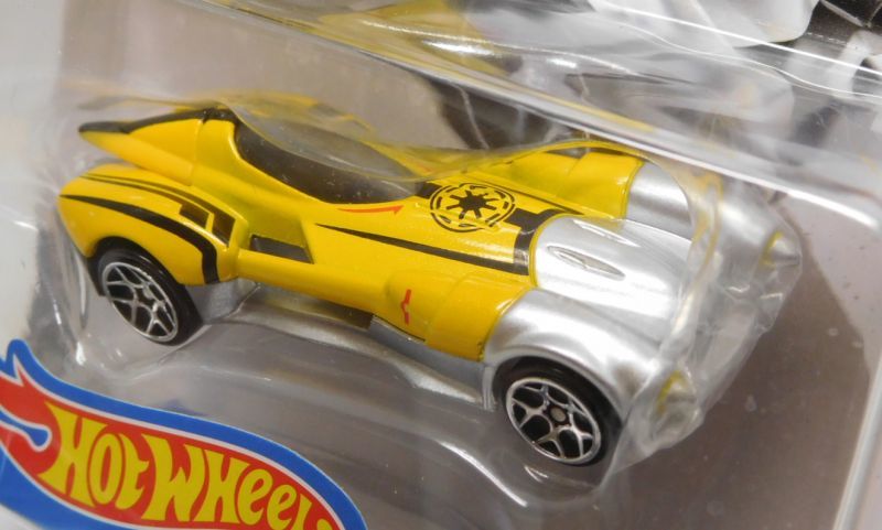 画像: 2018 HW STAR WARS CARSHIPS 【NABOO N-1 STARFIGHTER】　YELLOW/5Y (2018 WHITE CARD)