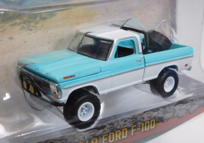 画像: 2018 GREENLIGHT ALL-TERRAIN S6 【1969 FORD F-100】  TURQUOISE-WHITE/RR