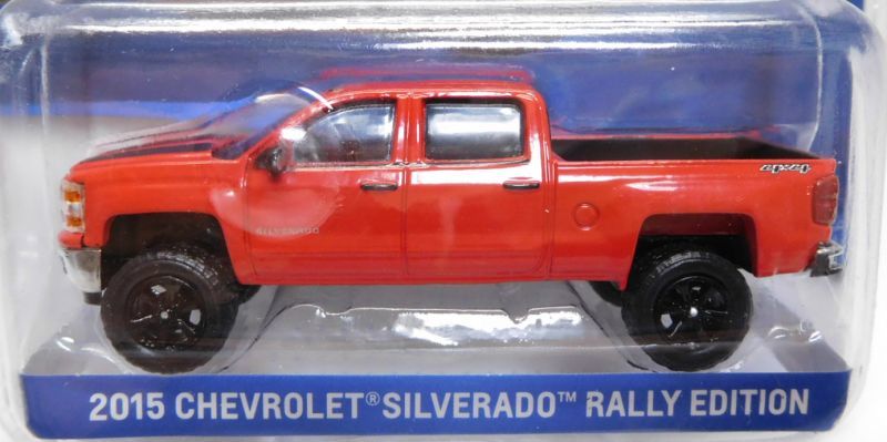 画像: 2018 GREENLIGHT GENERAL MOTORS COLLECTION S2 【2015 CHEVROLET SILVERADO RALLY EDITION】 RED/RR 