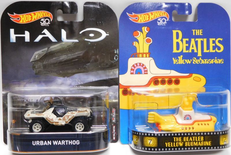 画像: 2018 RETRO ENTERTAINMENT 【Gアソート 4種セット】'68 CORVETTE/TIME MACHINE 2/YELLOW SUBMARINE/URBAN WARTHOG