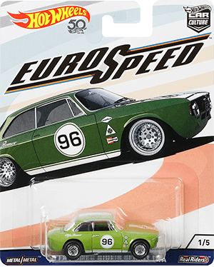 画像: 2018 HW CAR CULTURE 【Cアソート EURO SPEED (5種セット）】 ALFA ROMEO GIULIA SPRINT GTA/BMW M1 PROCAR/MERCEDES BENZ 190E 2.5-16/PORSCHE 993 GT2/AUDI R8 LMS