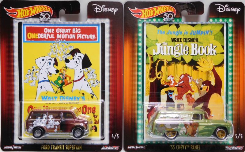 画像: 2018 POP CULTURE - "DISNEY" 【5種セット】 VOLKSWAGEN T1 PANEL/'55 CHEVY PANEL/FORD TRANSIT SUPERVAN/DECO DELIVERY/'34 DODGE DELIVERY