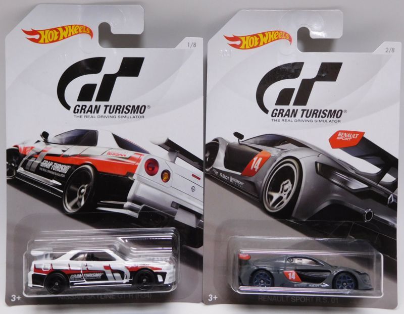 画像: 2018 HW GRAN TURISMO 【8種セット】NISSAN SKYLINE GT-R(R34)/RENAULT SPORT R.S. 01/2008 LANCER EVOLUTION/'14 CORVETTE STINGRAY/RENAULT MEGANE TROPHY/BMW M4/FORD GT/McLAREN F1 GTR