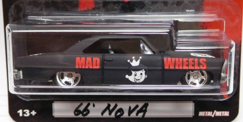 画像: MAD WHEELS (マッドホイール） 【'66 NOVA (MADDY) (カスタム完成品）】 FLAT BLACK/RL （送料サービス適用外） 