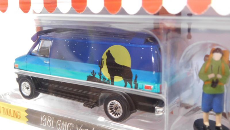 画像: 2018 GREENLIGHT THE HOBBY SHOP 3 【1981 GMC VANDURA CUSTOM WITH BACKPACKER】 BLUE/RR