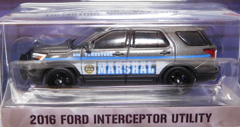 画像: 2018 GREENLIGHT HOT PURSUIT S26 【2016 FORD INTERCEPTOR UTILITY】 GUNMET/RR (TOMBSTONE, ARIZONA MARSHAL)