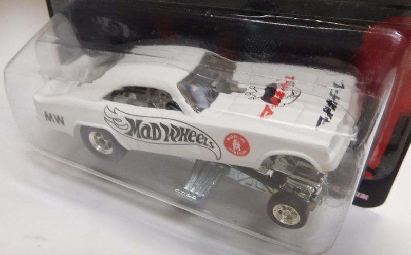 画像: MAD WHEELS (マッドホイール） 【'69 DODGE CHARGER FUNNY CAR (カスタム完成品）】 FLAT WHITE/RR （送料サービス適用外） 