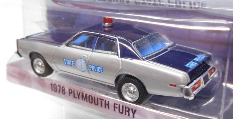 画像: 2018 GREENLIGHT HOT PURSUIT S26 【1978 PLYMOUTH FURY】 NAVY-SILVER/RR (VIRGINIA STATE POLICE)