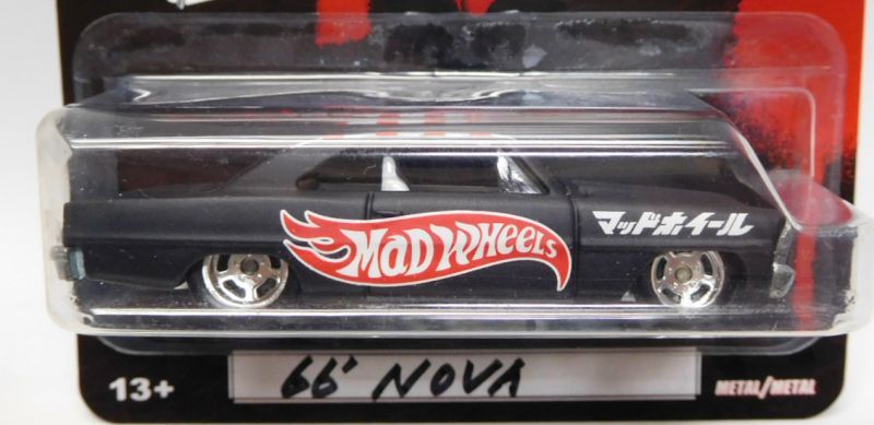 画像: MAD WHEELS (マッドホイール） 【'66 NOVA (STRIPED) (カスタム完成品）】 FLAT BLACK/RR （送料サービス適用外） 