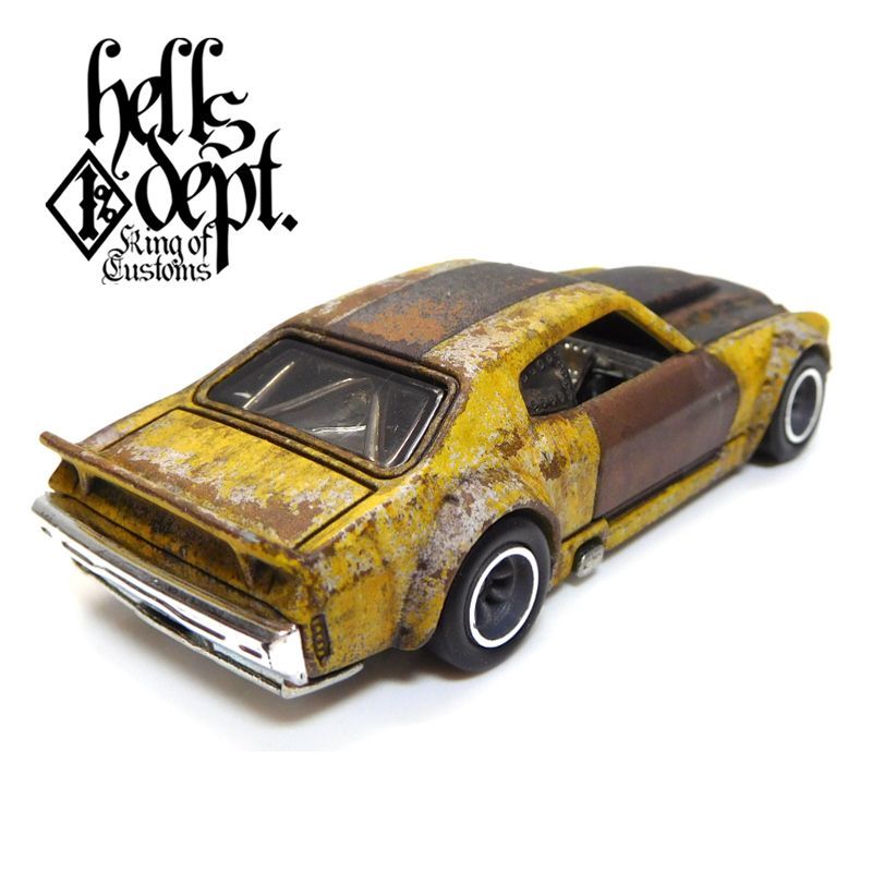 画像: HELLS DEPT 2018 - カツヌマ製作所 【'70 CHEVY CHEVELLE SS (カスタム完成品)】サビ-YELLOW/RR（送料サービス適用外）