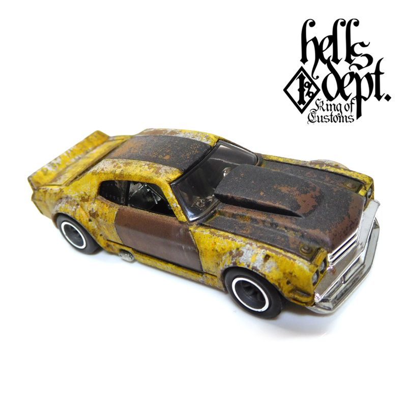 画像: HELLS DEPT 2018 - カツヌマ製作所 【'70 CHEVY CHEVELLE SS (カスタム完成品)】サビ-YELLOW/RR（送料サービス適用外）