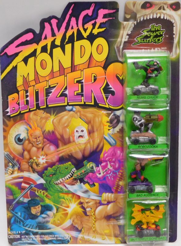 画像1: 1991 KENNER - SAVAGE MONDO BLITZERS 【THE SEWER SURFERS】　