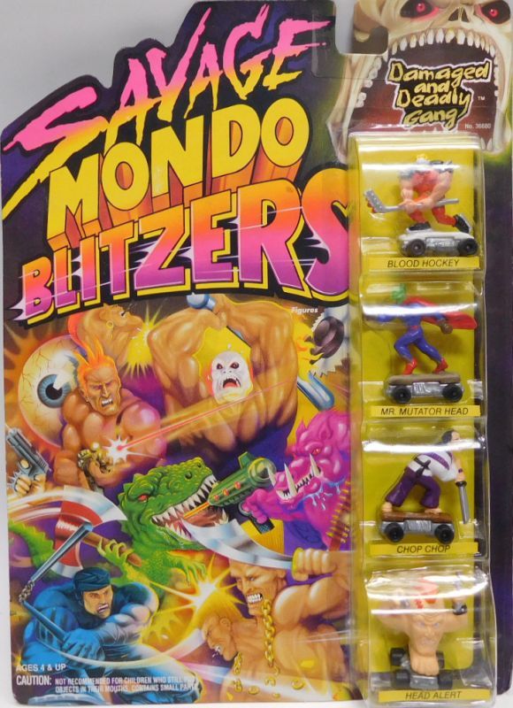 画像1: 1991 KENNER - SAVAGE MONDO BLITZERS 【DAMAGED AND DEADLY GANG】　