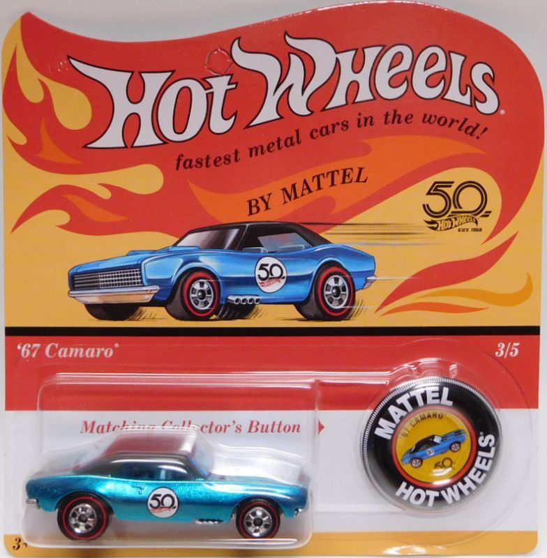 画像: 2018 HW 50th ORIGINALS COLLECTION 【5種セット】 '67 CAMARO/VOKSWAGEN BEETLE/'67 HEMI BARRACUDA/CUSTOM '67 MUSTANG/1968 COUGAR