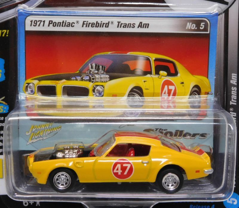 画像: 2017 JOHNNY LIGHTNING - STREET FREAKS S4 【1971 PONTIAC FIREBIRD TRANS AM】 YELLOW/RR (THE SPOILERS)