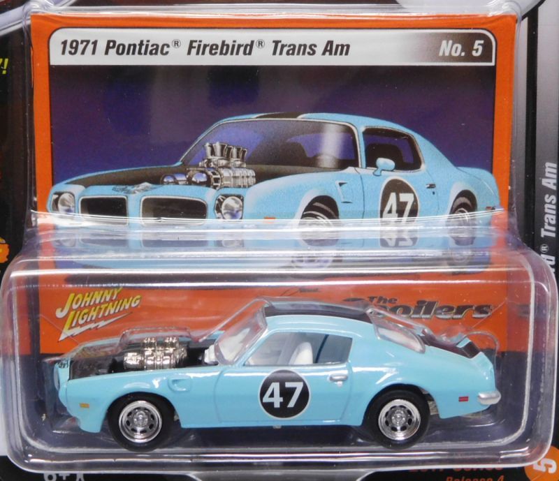 画像: 2017 JOHNNY LIGHTNING - STREET FREAKS S4 【1971 PONTIAC FIREBIRD TRANS AM】 LT.BLUE/RR (THE SPOILERS)