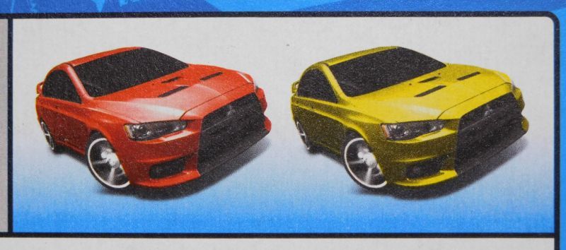 画像: 2018 COLOR SHIFTERS 【MITSUBISHI LANCER EVOLUTION】 RED-YELLOW/10SP