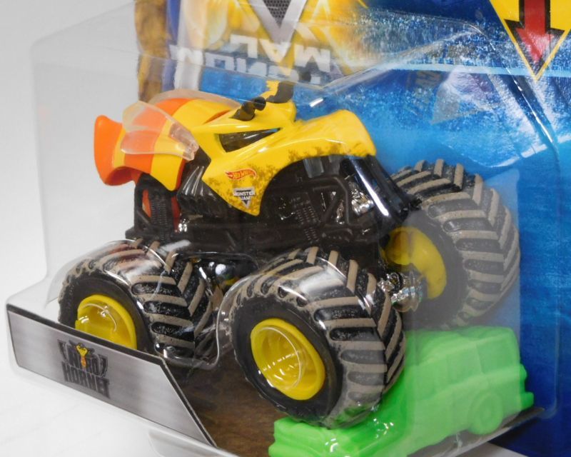 画像: 2018 MONSTER JAM includes RE-CRUSHABLE CAR! 【NITRO HORNET】 YELLOW (MUD)