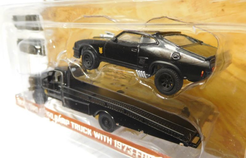 画像: 2018 GREENLIGHT HOBBY EXCLUSIVE "THE LAST OF V8 INTERCEPTORS" 【1972 FORD F-350 RAMP TRUCK WITH 1973 FORD FALCON XB】 BLACK/RR