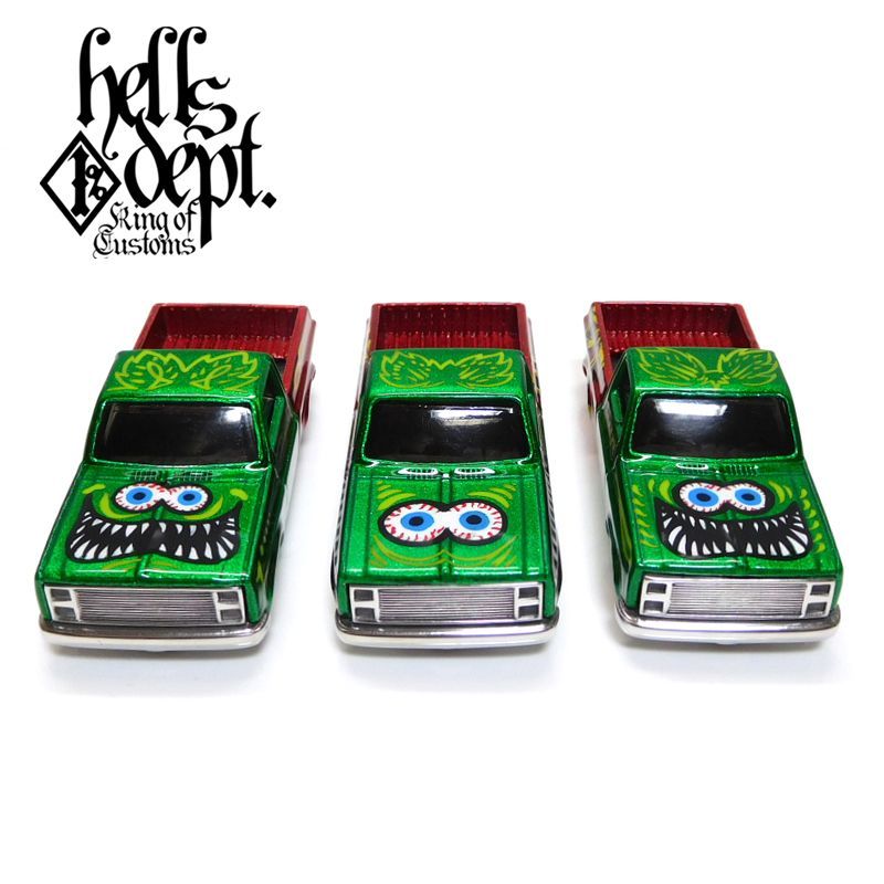 画像: HELLS DEPT 2018 - BOO Pinstriping 【"RAT FINK" '83 CHEVY SILVERADO MONOEYE CHASSIS (カスタム完成品)】(MYSTERY PACK)(限定3台）（送料サービス適用外）