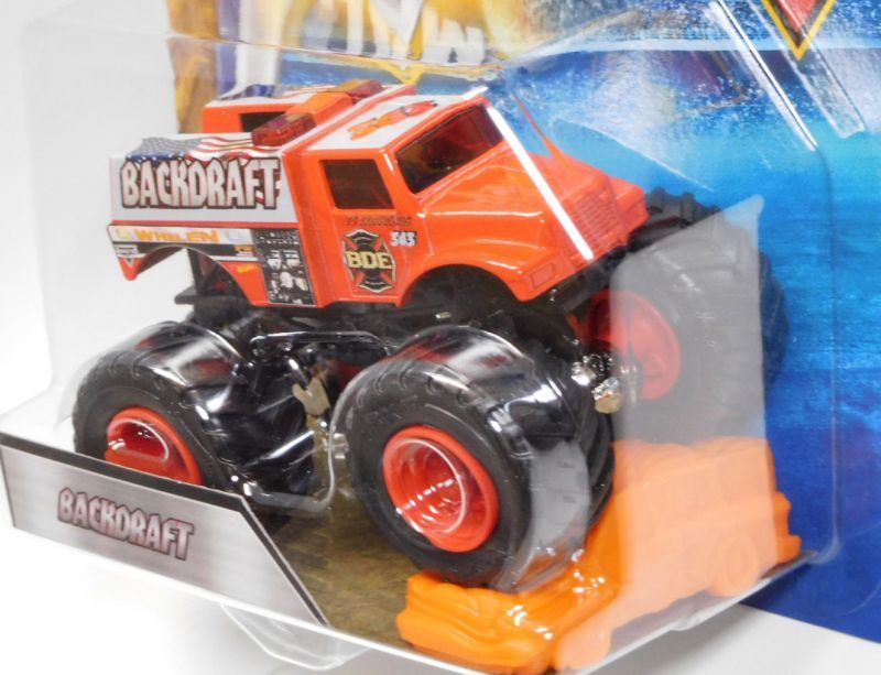 画像: 2018 MONSTER JAM includes RE-CRUSHABLE CAR! 【BACKDRAFT】 RED (TOUR FAVORITES)