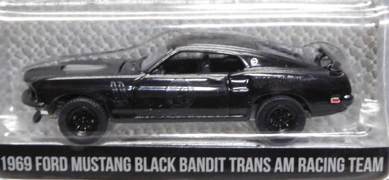 画像: 2018 GREENLIGHT BLACK BANDIT SERIES19 【1969 FORD MUSTANG BLACK BANDIT TRANS AM RACING TEAM】 BLACK/RR