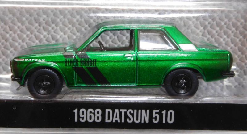 画像: 2018 GREENLIGHT BLACK BANDIT SERIES19 【1968 DATSUN 510】 MET.GREEN/RR (GREEN MACHINE)