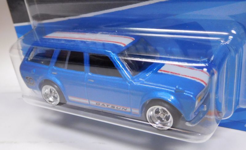 画像: 2018 HW 50th FAVORITES 【'71 DATSUN BLUEBIRD 510 WAGON】 BLUE/RR (予約不可）