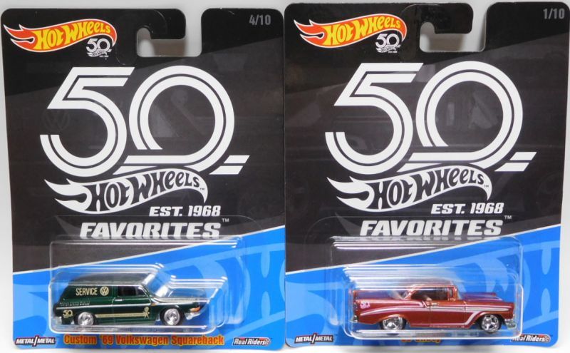 画像: 2018 HW 50th FAVORITES 【5種セット】 '71 DATSUN BLUEBIRD 510 WAGON/'60's FORD ECONOLINE PICKUP/'71 AMC JAVELIN/CUSTOM '69 VW SQUAREBACK/'56 CHEVY (予約不可）