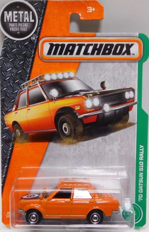 画像: 2017 【'70 DATSUN 510 RALLY】  ORANGE/DD (NEW CAST)(ホイール・バリエーション）