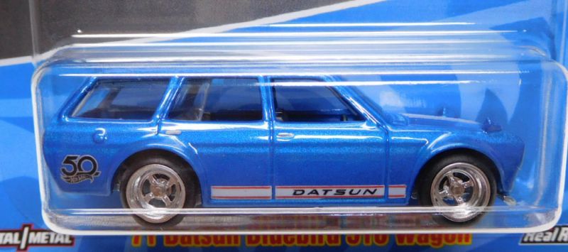 画像: 2018 HW 50th FAVORITES 【'71 DATSUN BLUEBIRD 510 WAGON】 BLUE/RR (予約不可）