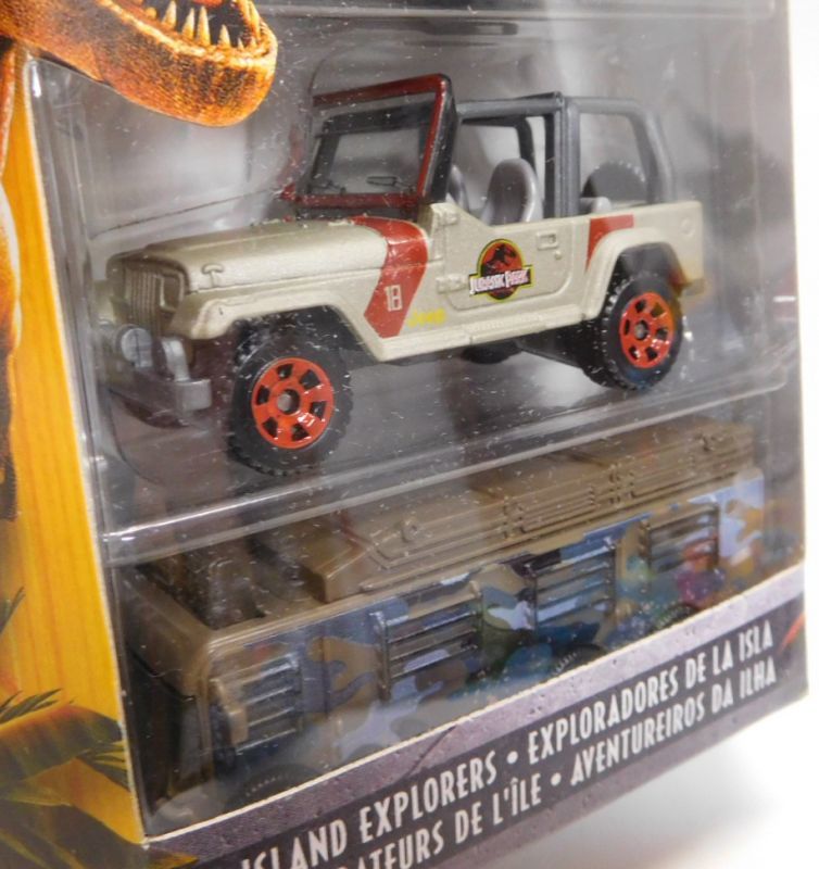 画像: 2018 MATCHBOX 5PACK 【"JURASSIC WORLD LEGACY COLLECTION" 5PACK】'97 Mercedes-Benz ML320/MBX Tanker/'93 Ford Explorer Jurassic Park/'93 Jeep Wrangler (no top)/Fleetwood Southwind RV