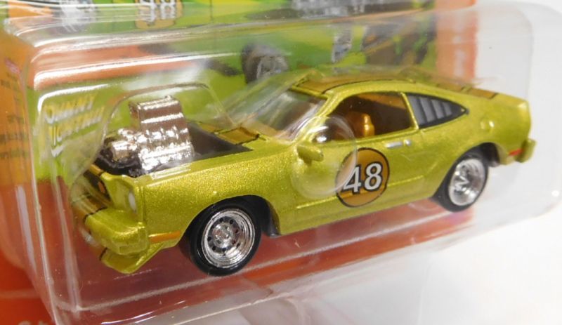 画像: 2018 JOHNNY LIGHTNING - STREET FREAKS S1 【1976 FORD MUSTANG II COBRA】 LIME YELLOW (THE SPOILERS)