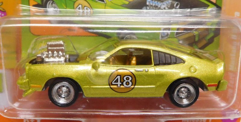 画像: 2018 JOHNNY LIGHTNING - STREET FREAKS S1 【1976 FORD MUSTANG II COBRA】 LIME YELLOW (THE SPOILERS)