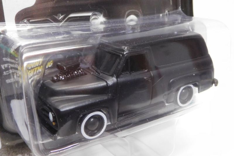 画像: 2018 JOHNNY LIGHTNING - STREET FREAKS S1 【1955 FORD PANEL DELIVERY】 FLAT BLACK/RR (BLACKED OUT)