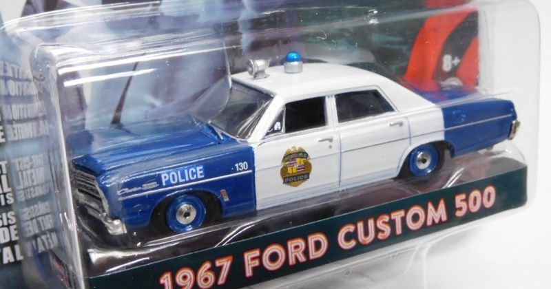 画像: 2018 GREENLIGHT HOLLYWOOD SERIES 20 【1967 FORD CUSTOM 500】 BLUE-WHITE/RR (HAWAII FIVE-0) 