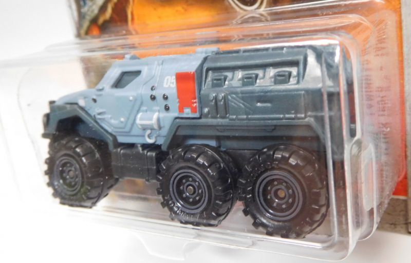 画像: 2018 MATCHBOX "JURASSIC WORLD"  【ARMORED ACTION TRUCK】  FLAT GRAY