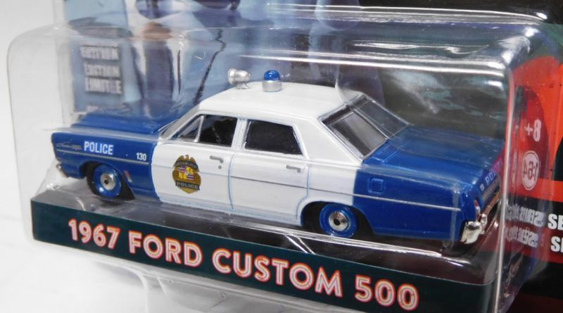 画像: 2018 GREENLIGHT HOLLYWOOD SERIES 20 【1967 FORD CUSTOM 500】 BLUE-WHITE/RR (HAWAII FIVE-0) 